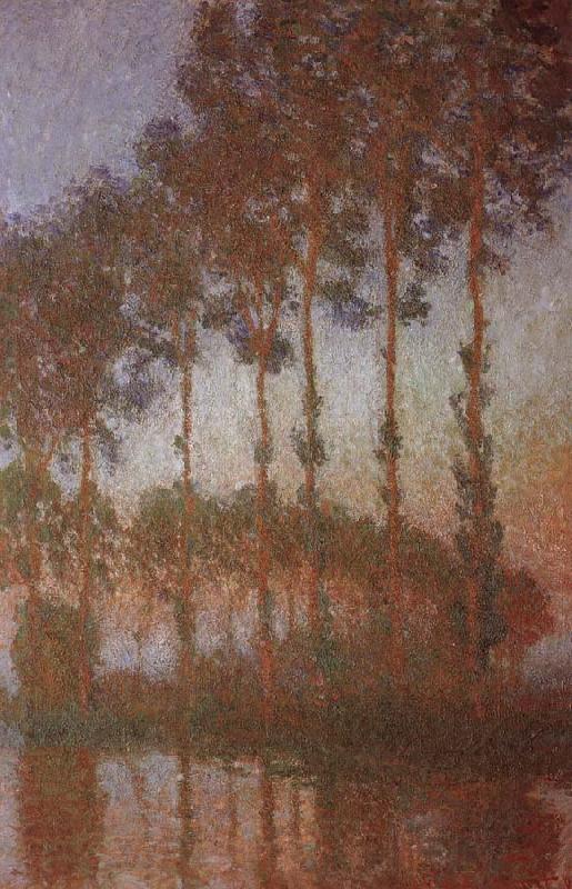 Claude Monet Poplars on the banks of the ept Norge oil painting art